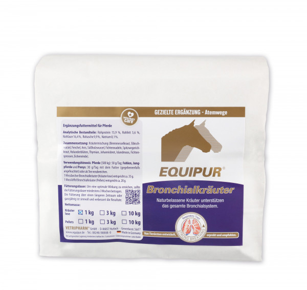 EQUIPUR-Bronchialkräuter 1 kg lose